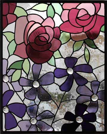 stained glass window Rose 