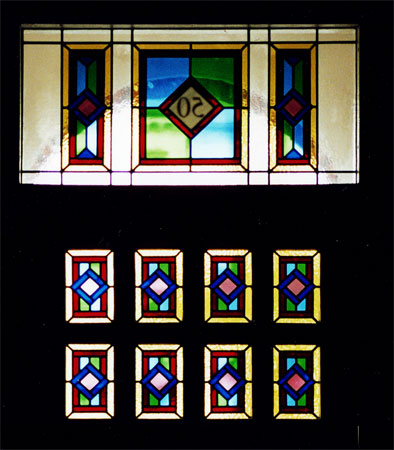 front door stained glass