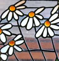 Stained glass window Country Garden