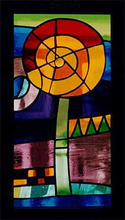 stained glass hanging Standing-poud